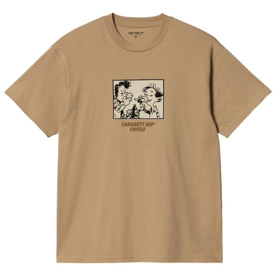 Carhartt WIP Ανδρική κοντομάνικη μπλούζα S/S Carhartt Wip Coffee T-S